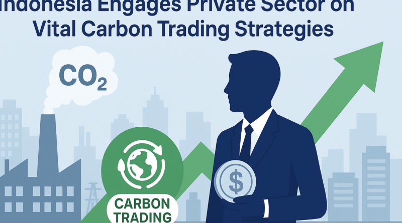 Indonesia Engages Private Sector on Vital Carbon Trading Strategies